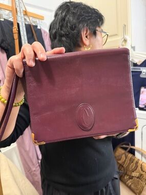 Cartier Clutch With Handle As Is